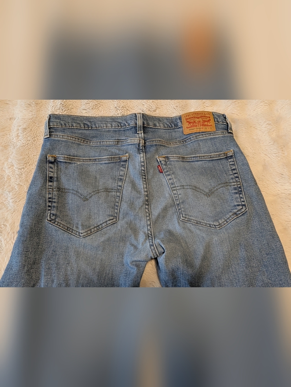 Levi’s Light Wash Tapered Skinny Jeans - Picture 5 of 6